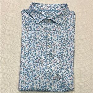 Johnnie-O Men’s Large Polo SPF 50 Golf Polo